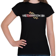 PRINTFASHION You are the Champion - Apex Legends - Női póló - Fekete