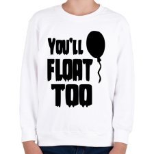 PRINTFASHION You'll float too! - Gyerek pulóver - Fehér gyerek pulóver, kardigán