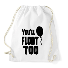PRINTFASHION You'll float too! - Sportzsák, Tornazsák - Fehér tornazsák