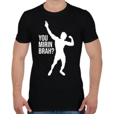 PRINTFASHION You Mirin Brah - Zyzz - Férfi póló - Fekete férfi póló