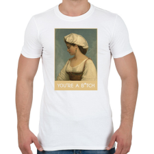 PRINTFASHION You're a b*tch - Festmény - Férfi póló - Fehér férfi póló