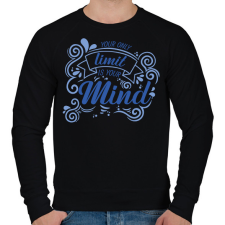 PRINTFASHION Your mind - Férfi pulóver - Fekete férfi pulóver, kardigán