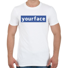 PRINTFASHION yourface - Férfi póló - Fehér férfi póló