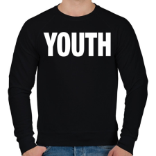 PRINTFASHION YOUTH - Férfi pulóver - Fekete férfi pulóver, kardigán