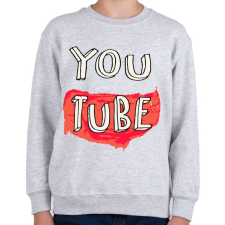 PRINTFASHION YouTube - Gyerek pulóver - Sport szürke gyerek pulóver, kardigán