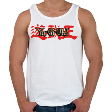 PRINTFASHION Yu-Gi-Oh! - Férfi atléta - Fehér atléta, trikó