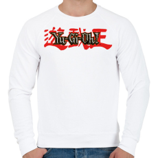 PRINTFASHION Yu-Gi-Oh! - Férfi pulóver - Fehér