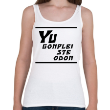 PRINTFASHION Yu gonplei ste odon - Női atléta - Fehér női trikó