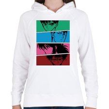 PRINTFASHION yu yu hakusho - Női kapucnis pulóver - Fehér női pulóver, kardigán