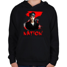 PRINTFASHION z nation-10k - Gyerek kapucnis pulóver - Fekete gyerek pulóver, kardigán