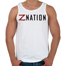 PRINTFASHION Z Nation - Férfi atléta - Fehér atléta, trikó