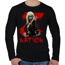 PRINTFASHION z nation-lucy - Férfi hosszú ujjú póló - Fekete férfi póló