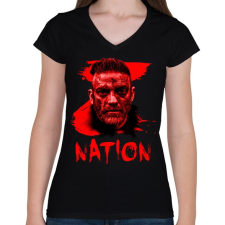 PRINTFASHION Z NATION MURPHY - Női V-nyakú póló - Fekete női póló