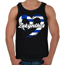 PRINTFASHION zakynthos - Férfi atléta - Fekete