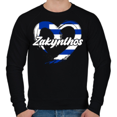 PRINTFASHION zakynthos - Férfi pulóver - Fekete