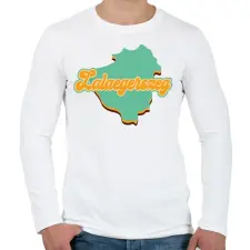 PRINTFASHION Zalaegerszeg - Férfi hosszú ujjú póló - Fehér férfi póló