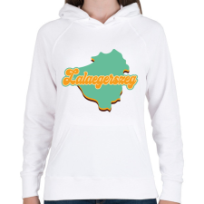 PRINTFASHION Zalaegerszeg - Női kapucnis pulóver - Fehér női pulóver, kardigán
