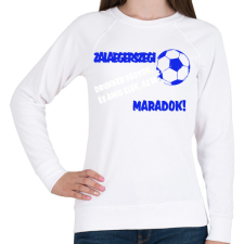 PRINTFASHION Zalaegerszegi drukker - Női pulóver - Fehér női pulóver, kardigán