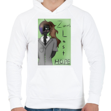 PRINTFASHION Zane's Last Hope - Férfi kapucnis pulóver - Fehér férfi pulóver, kardigán