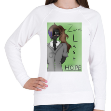 PRINTFASHION Zane's Last Hope - Női pulóver - Fehér
