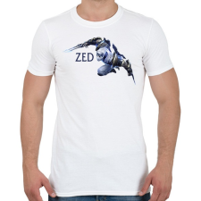 PRINTFASHION Zed - Férfi póló - Fehér férfi póló