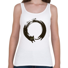 PRINTFASHION ZEN kör - enszó - Női atléta - Fehér női trikó