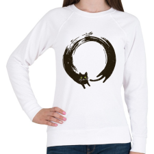 PRINTFASHION ZEN kör - enszó - Női pulóver - Fehér női pulóver, kardigán