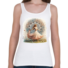 PRINTFASHION Zen lány - Női atléta - Fehér női trikó