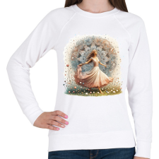 PRINTFASHION Zen lány - Női pulóver - Fehér női pulóver, kardigán