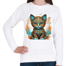 PRINTFASHION Zencica - Női pulóver - Fehér
