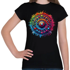 PRINTFASHION Zene - Női póló - Fekete