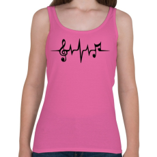 PRINTFASHION Zene pulzus - Női atléta - Rózsaszín