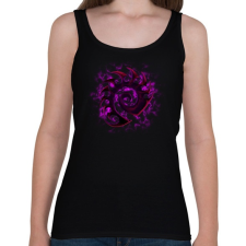 PRINTFASHION Zerg - Női atléta - Fekete női trikó