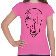 PRINTFASHION Zero Two - Női póló - Rózsaszín