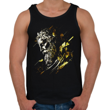 PRINTFASHION Zeusz design - Férfi atléta - Fekete atléta, trikó