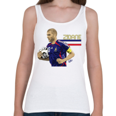 PRINTFASHION Zidane - Női atléta - Fehér