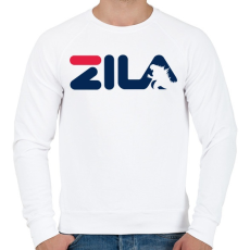 PRINTFASHION ZILA - Férfi pulóver - Fehér