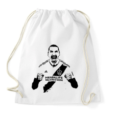 PRINTFASHION Zlatan - Sportzsák, Tornazsák - Fehér tornazsák
