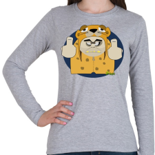 PRINTFASHION Zoge - Női hosszú ujjú póló - Sport szürke női póló