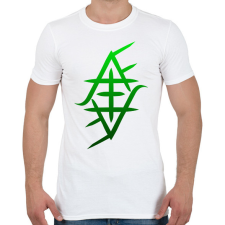 PRINTFASHION zöld jafi szimbólum - Férfi póló - Fehér férfi póló