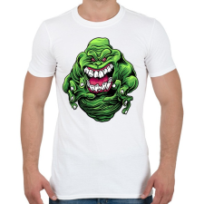 PRINTFASHION Zöld szellem - Férfi póló - Fehér férfi póló