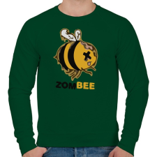 PRINTFASHION ZomBEE - Férfi pulóver - Sötétzöld férfi pulóver, kardigán