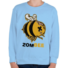 PRINTFASHION ZomBEE - Gyerek pulóver - Világoskék gyerek pulóver, kardigán