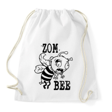 PRINTFASHION Zombeee - Sportzsák, Tornazsák - Fehér tornazsák