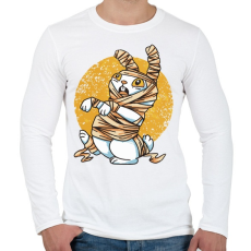 PRINTFASHION Zombi múmia nyúl - Férfi hosszú ujjú póló - Fehér