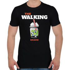 PRINTFASHION Zombi shake - Férfi póló - Fekete férfi póló