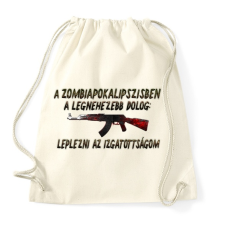 PRINTFASHION Zombiapokalipszis - Sportzsák, Tornazsák - Natúr tornazsák