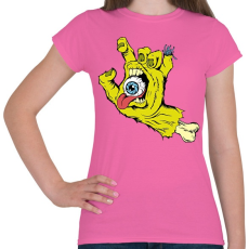 PRINTFASHION Zombikéz - Női póló - Rózsaszín