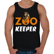 PRINTFASHION ZOO KEEPER - Férfi atléta - Fekete