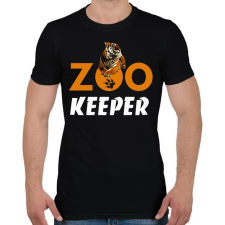 PRINTFASHION ZOO KEEPER - Férfi póló - Fekete férfi póló